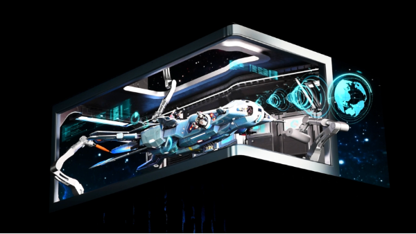 裸眼3D显示效果