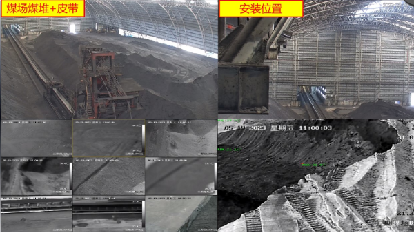 煤堆测温可视化应用效果