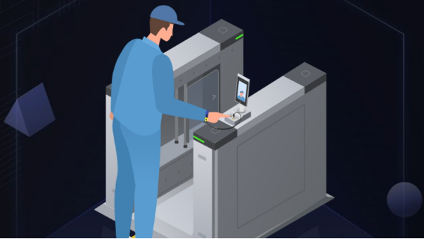 静电检测翼闸应用